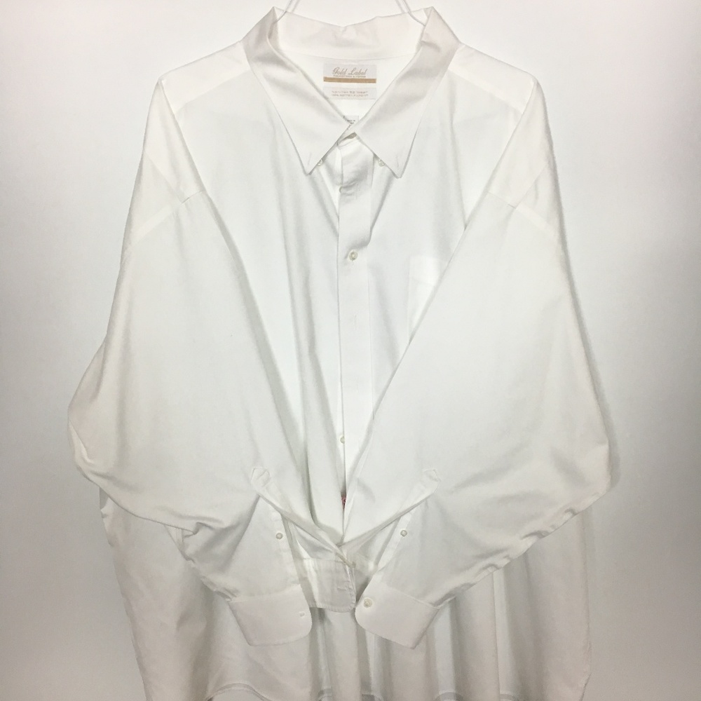 Gold Label - Button Up - White - 22/35 BIG